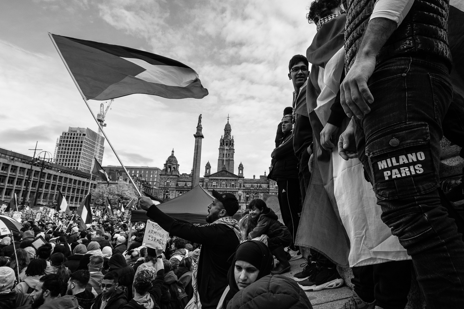 Anti-War Demonstrations In Glasgow